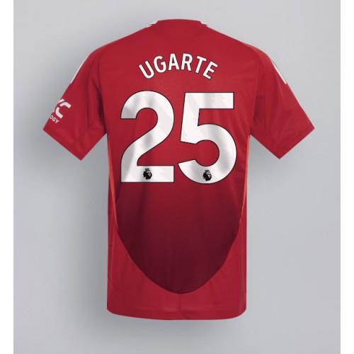 Pánský Fotbalový dres Manchester United Manuel Ugarte #25 2024-25 Domácí Krátký Rukáv